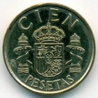 Испания, 100 песет 1982 год (UNC)
