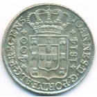 Португалия, 400 реалов 1814 год (AU)