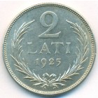 Латвия, 2 лата 1925 год (UNC)