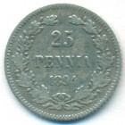Княжество Финляндия, 25 пенни 1894 год L