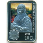 Андорра, 10 динеров 2008 год (PROOF)