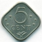 Нидерландские Антилы, 5 центов 1975 год (UNC)