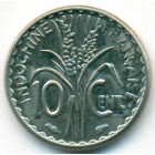 Французский Индокитай, 10 центов 1940 год (AU)