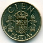 Испания, 100 песет 1983 год (UNC)