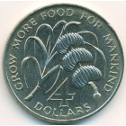 Барбадос, 4 доллара 1970 год (UNC)