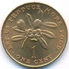 Ямайка, 1 цент 1971 год (UNC)