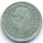 Португальская Индия, 1/8 рупии 1881 год