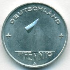 ГДР, 1 пфенниг 1950 год А (UNC)