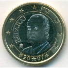 Испания, 1 евро 2007 год (AU)