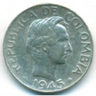 Колумбия, 10 сентаво 1945 год