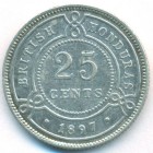 Британский Гондурас, 25 центов 1897 год