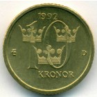 Швеция, 10 крон 1992 год (UNC)