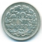 Нидерланды, 10 центов 1939 год