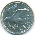 Барбадос, 10 центов 1973 год (UNC)