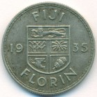 Фиджи, 1 флорин 1935 год (UNC)