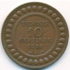 Тунис, 10 сантимов 1916 год
