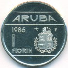 Аруба, 1 флорин 1986 год (UNC)