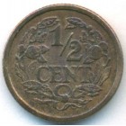 Нидерланды, 1/2 цента 1915 год