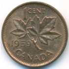 Канада, 1 цент 1959 год