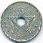 Бельгийское Конго, 20 сантимов 1910 год