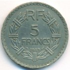 Франция, 5 франков 1939 год