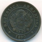 Аргентина, 1 сентаво 1890 год