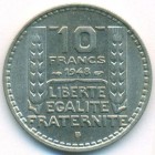 Франция, 10 франков 1948 год B (UNC)