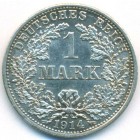 Германия, 1 марка 1914 год F (UNC)