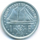 Сен-Пьер и Микелон, 1 франк 1948 год (UNC)