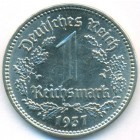 Третий Рейх, 1 рейхсмарка 1937 год A (AU)