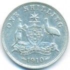 Австралия, 1 шиллинг 1910 год