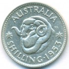 Австралия, 1 шиллинг 1953 год