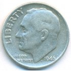 США, 10 центов 1946 год