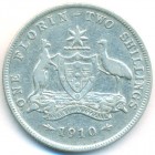 Австралия, 1 флорин 1910 год