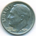 США, 10 центов 1970 год