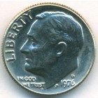США, 10 центов 1976 год D (UNC)