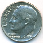 США, 10 центов 1976 год D