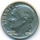 США, 10 центов 1978 год D