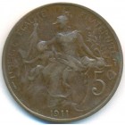 Франция, 5 сантимов 1911 год