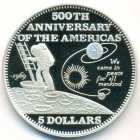 Багамские острова, 5 долларов 1992 год (PROOF)