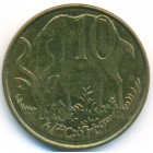 Эфиопия, 10 центов 2005 год (AU)