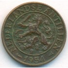 Нидерландские Антилы, 1 цент 1954 год