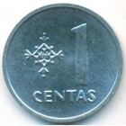 Литва, 1 цент 1991 год (UNC)