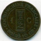 Французская Кохинхина, 1 цент 1879 год