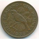 Новая Зеландия, 1 пенни 1959 год