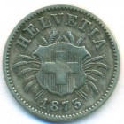 Швейцария, 5 раппенов 1873 год