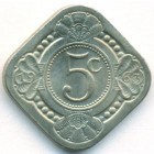 Нидерландские Антилы, 5 центов 1963 год (UNC)