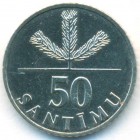 Латвия, 50 сантим 1992 год (AU)