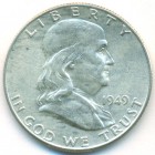 США, 1/2 доллара 1949 год (UNC)