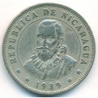 Никарагуа, 50 сентаво 1939 год